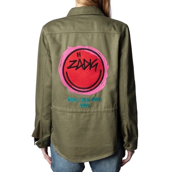 NWT Zadig & Voltaire Army Jacket - Picture 1 of 9